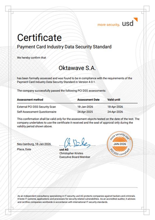 certyfikat iso